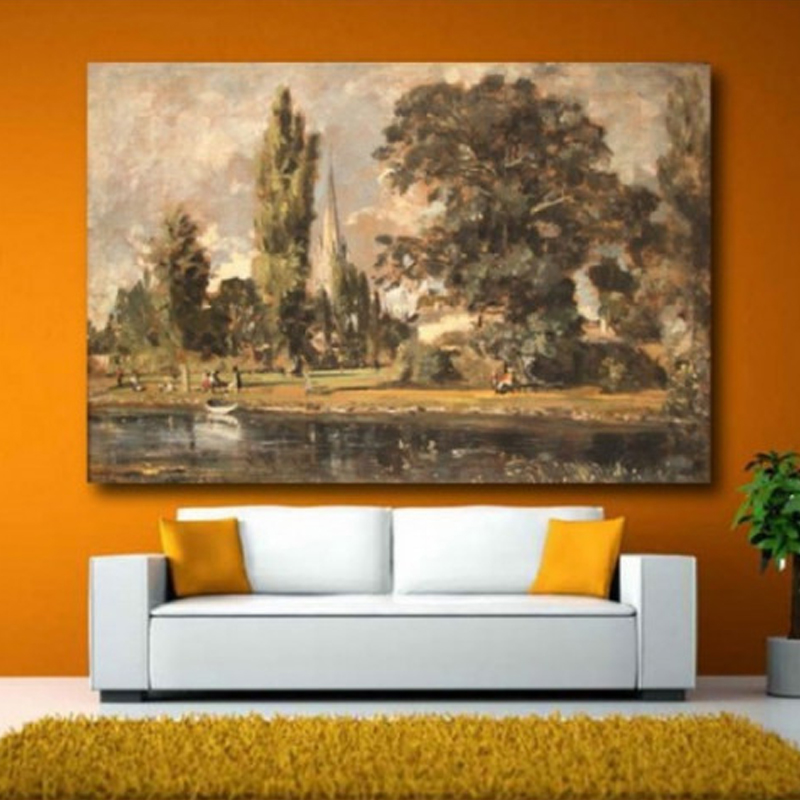 Πίνακας σε καμβά με Ζωγραφική Claude Monet Landscape